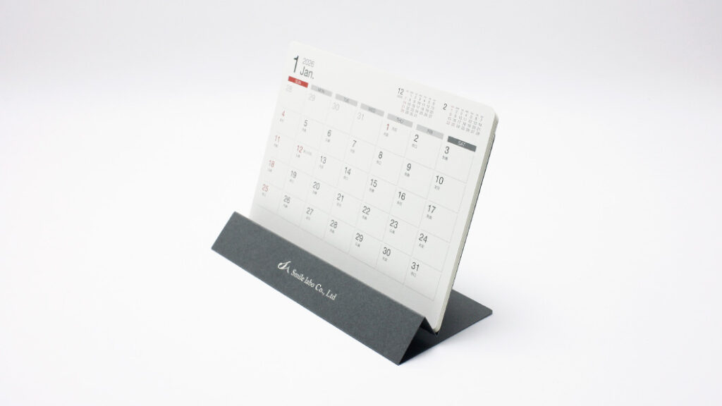 オリジナル卓上カレンダー「スタックカレンダー」シャドー色